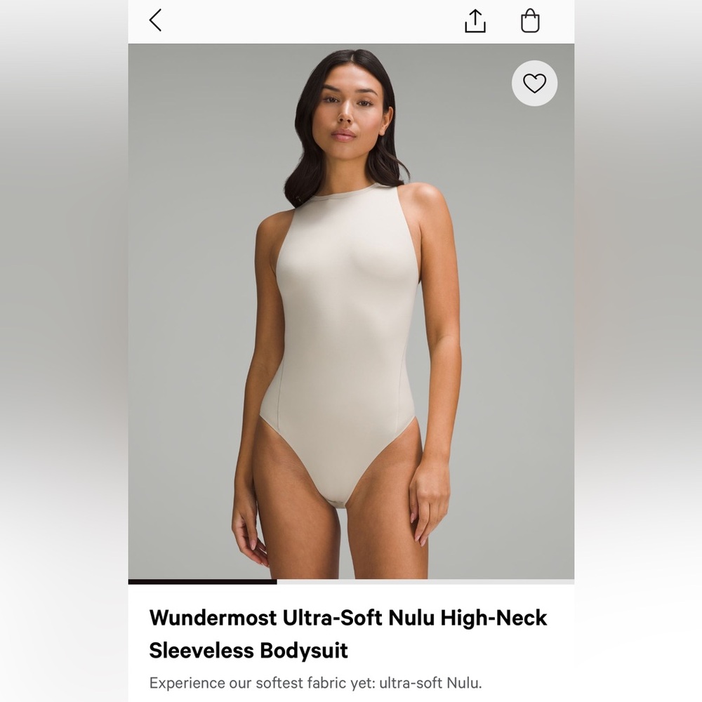 Wundermost Ultra-Soft Nulu High-Neck
Sleeveless Bodysuit